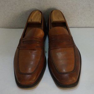 Johnston and Murphy, size 10 in men, brown leather.
